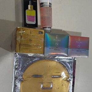 NEW PREDIRE PARIS BUNDLE CLEANSING FACIAL PEELS AND MASK SERUM 6 ITEMS TOTAL